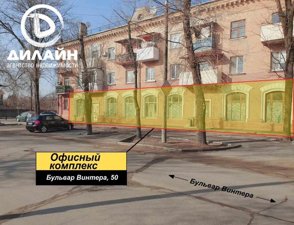 Фасадне приміщення на бул. Вінтера (Правий берег)