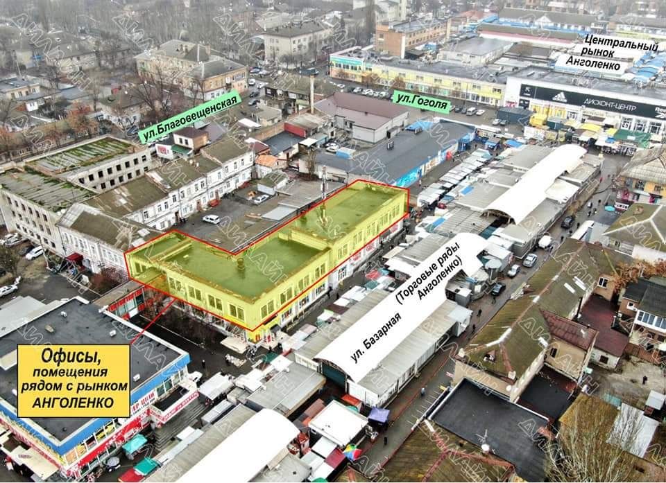 Приміщення в центрі ринку Анголенко