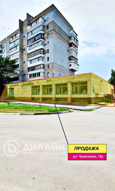 Офісно-торгове приміщення на Космосі з внутрішньою рампою